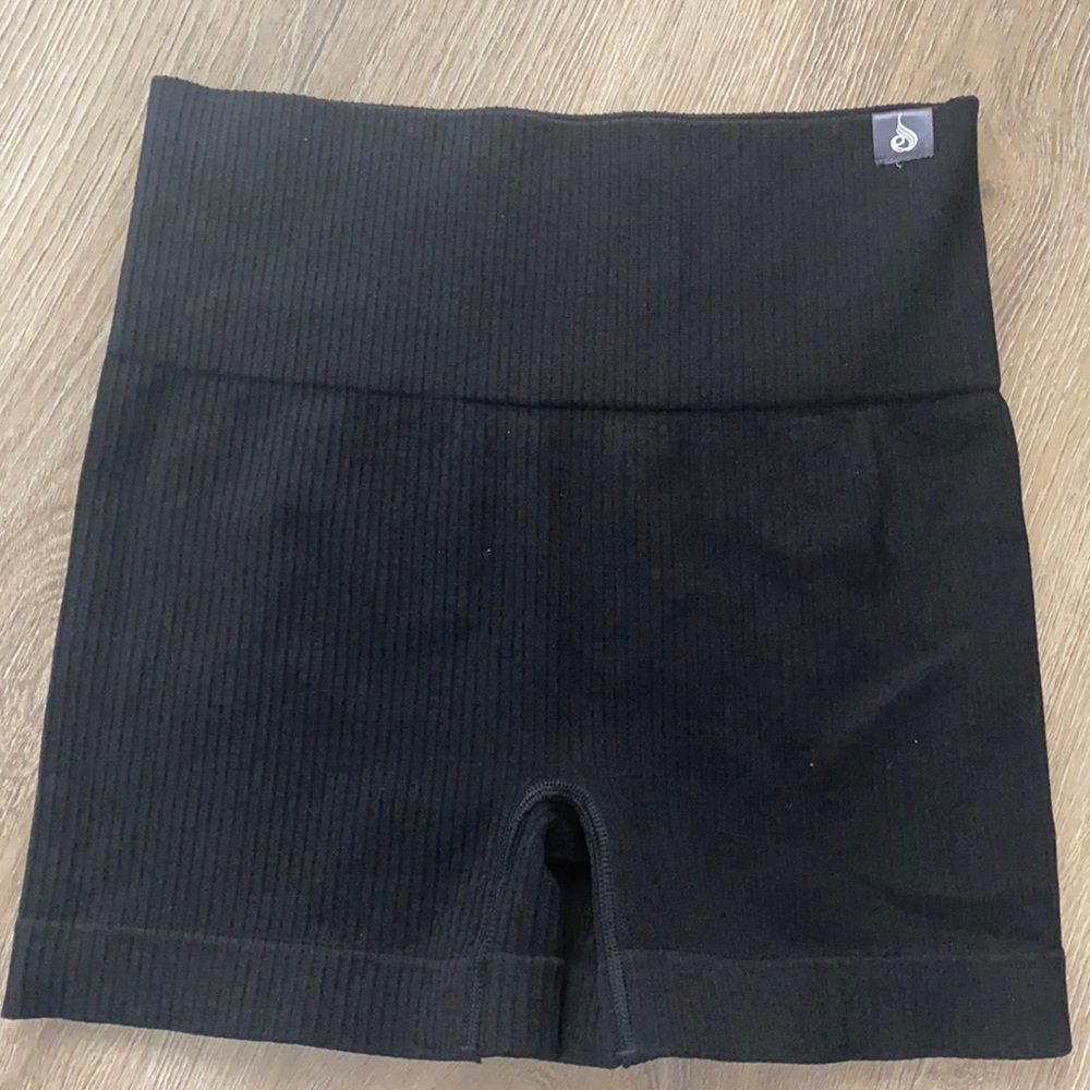 Ryderwear black textured shorts